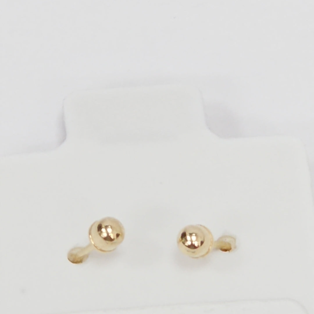 BROQUELES ORO 14K 1 (NUEVO)