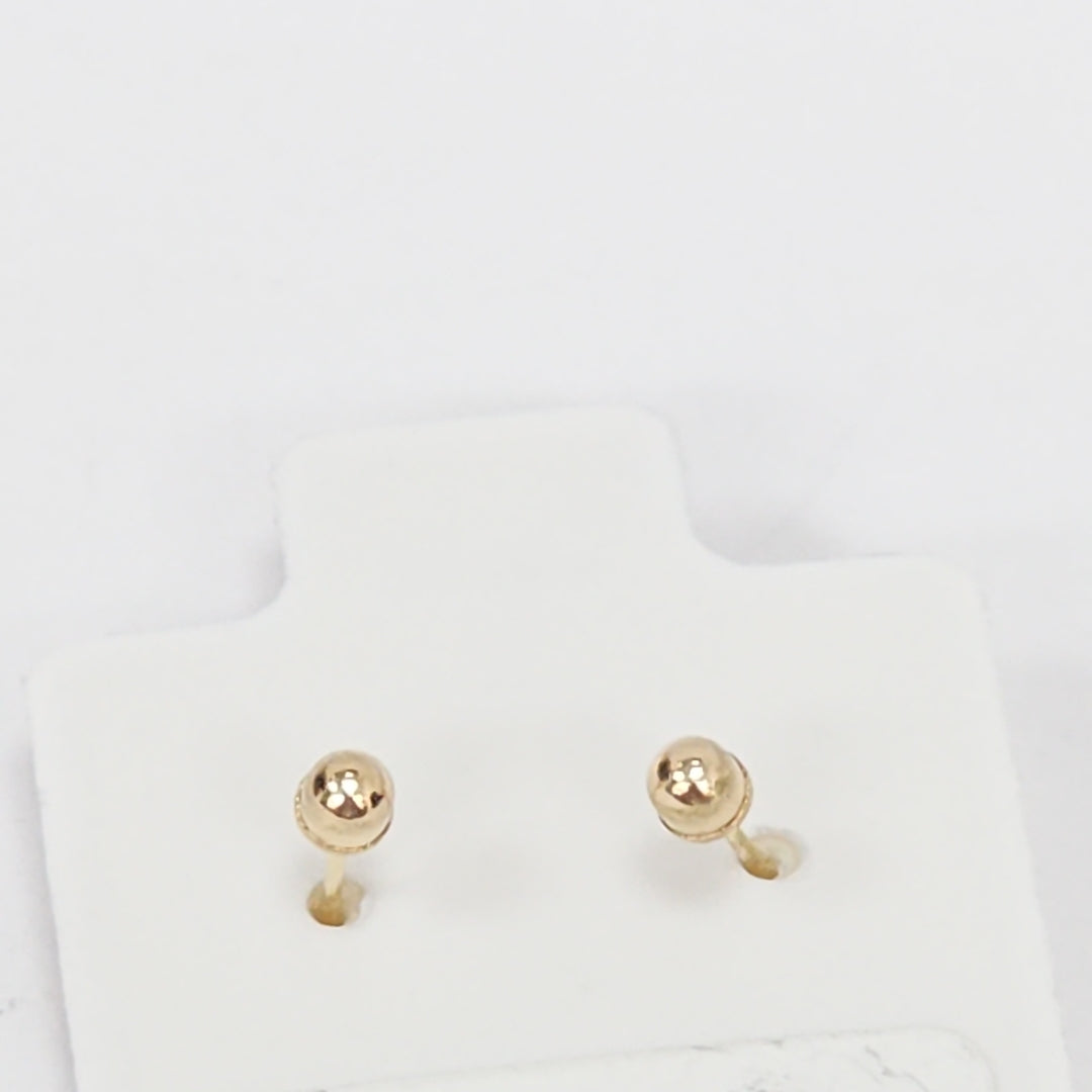 BROQUELES ORO 14K 1 (NUEVO)