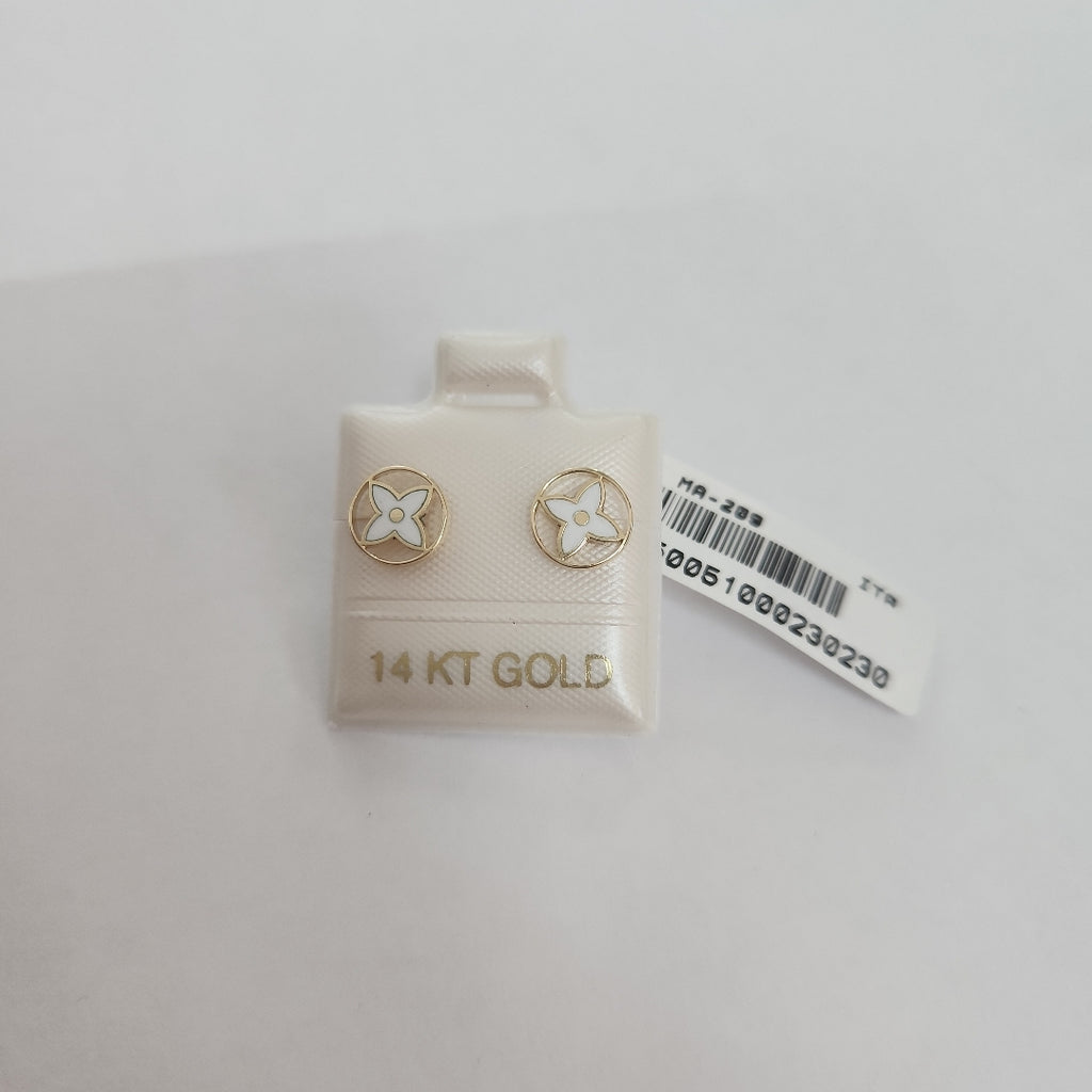 BROQUELES ORO 14K 1.1 (NUEVO)