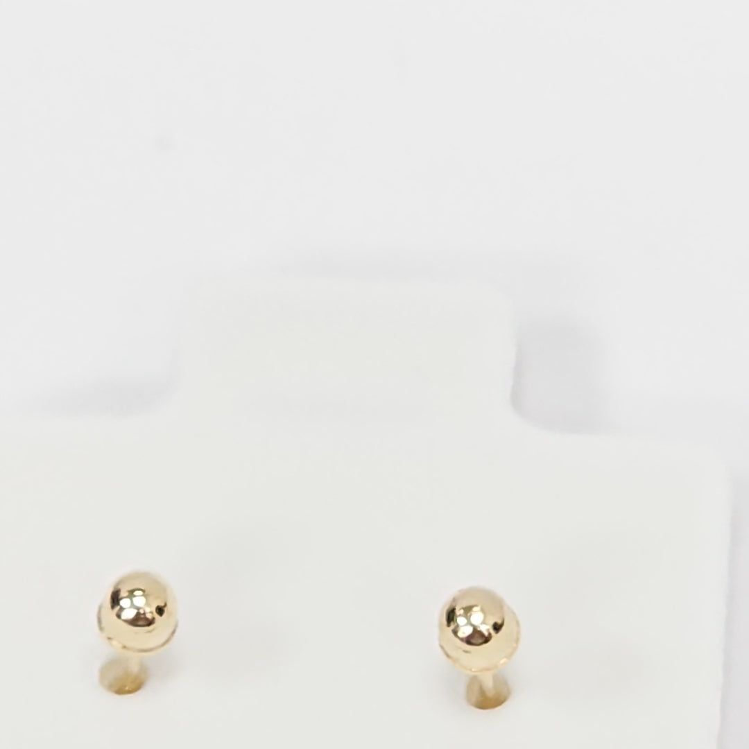 BROQUELES ORO 14K 1 (NUEVO)