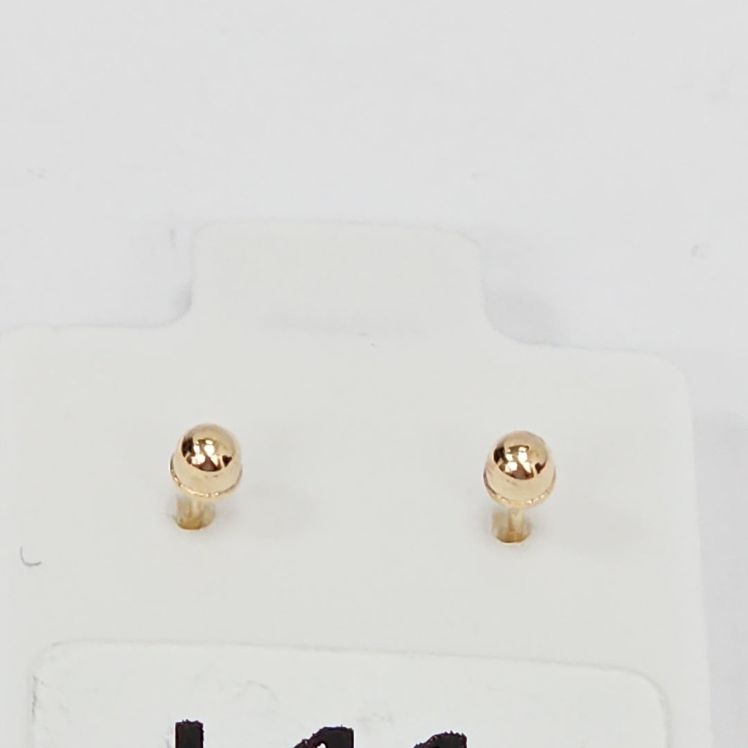 BROQUELES ORO 14K 1 (NUEVO)