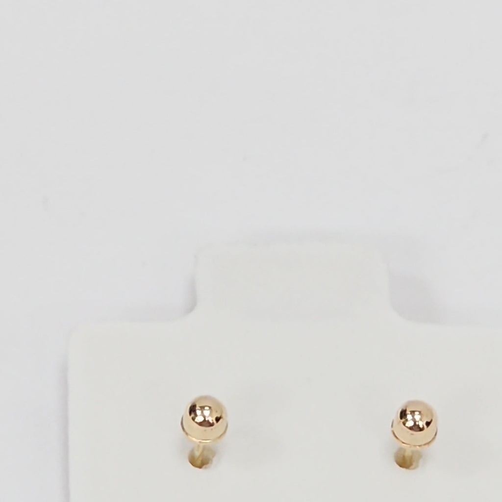 BROQUELES ORO 14K 1 (NUEVO)