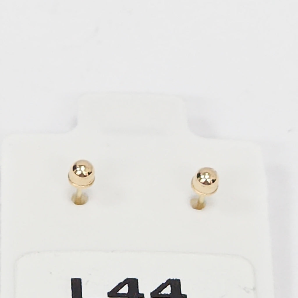 BROQUELES ORO 14K 1 (NUEVO)