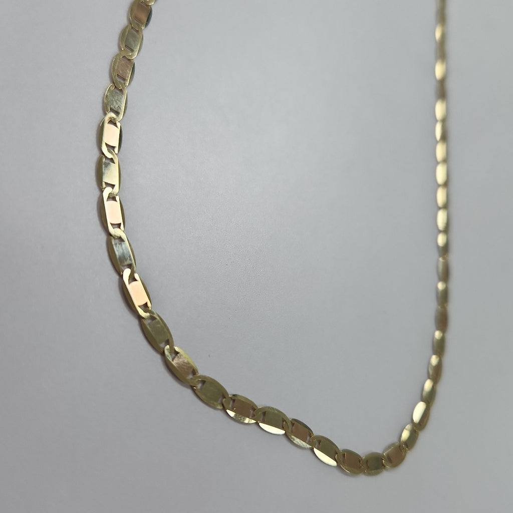 CADENAS VALENTINA/ESPEJO ORO 14K 10.7 (NUEVO)