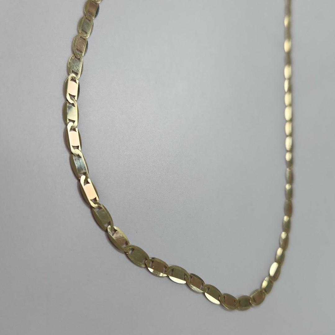 CADENAS VALENTINA/ESPEJO ORO 14K 10.7 (NUEVO)