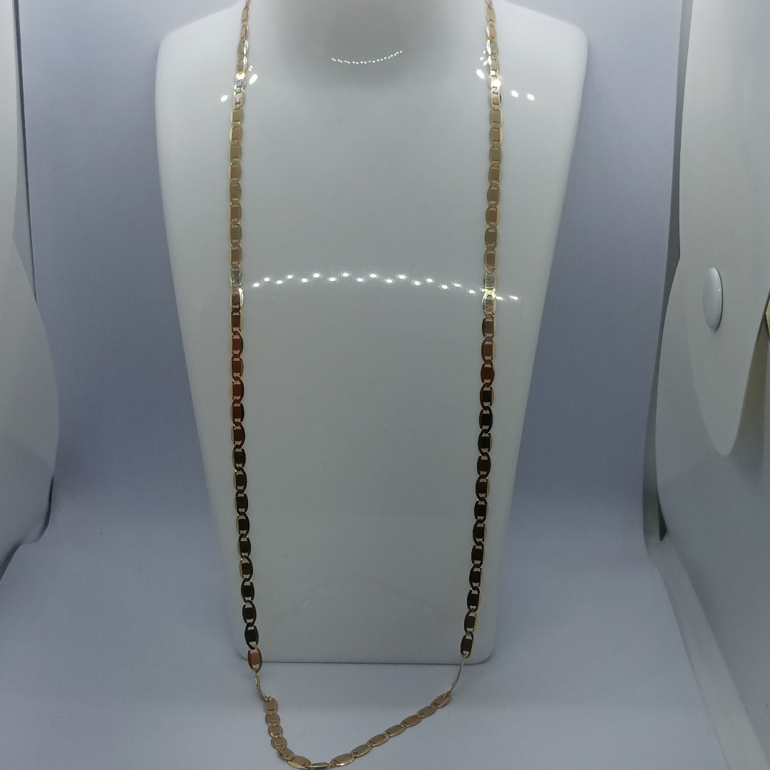 CADENAS VALENTINA/ESPEJO ORO 14K 10.7 (NUEVO)