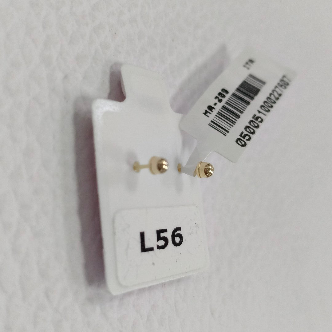 BROQUELES ORO 14K 1 (NUEVO)