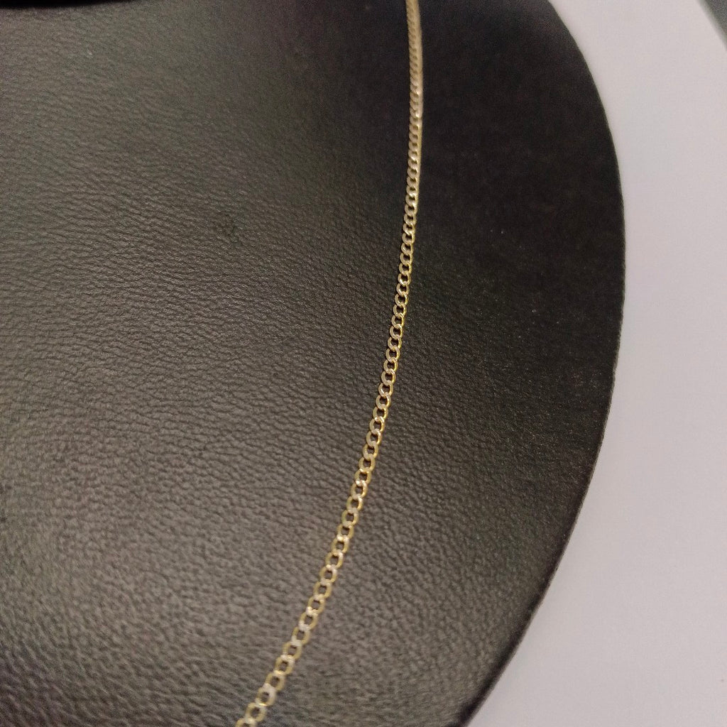 CADENAS BARBADA DIAMANTADA ORO 14K 1.9 (NUEVO)
