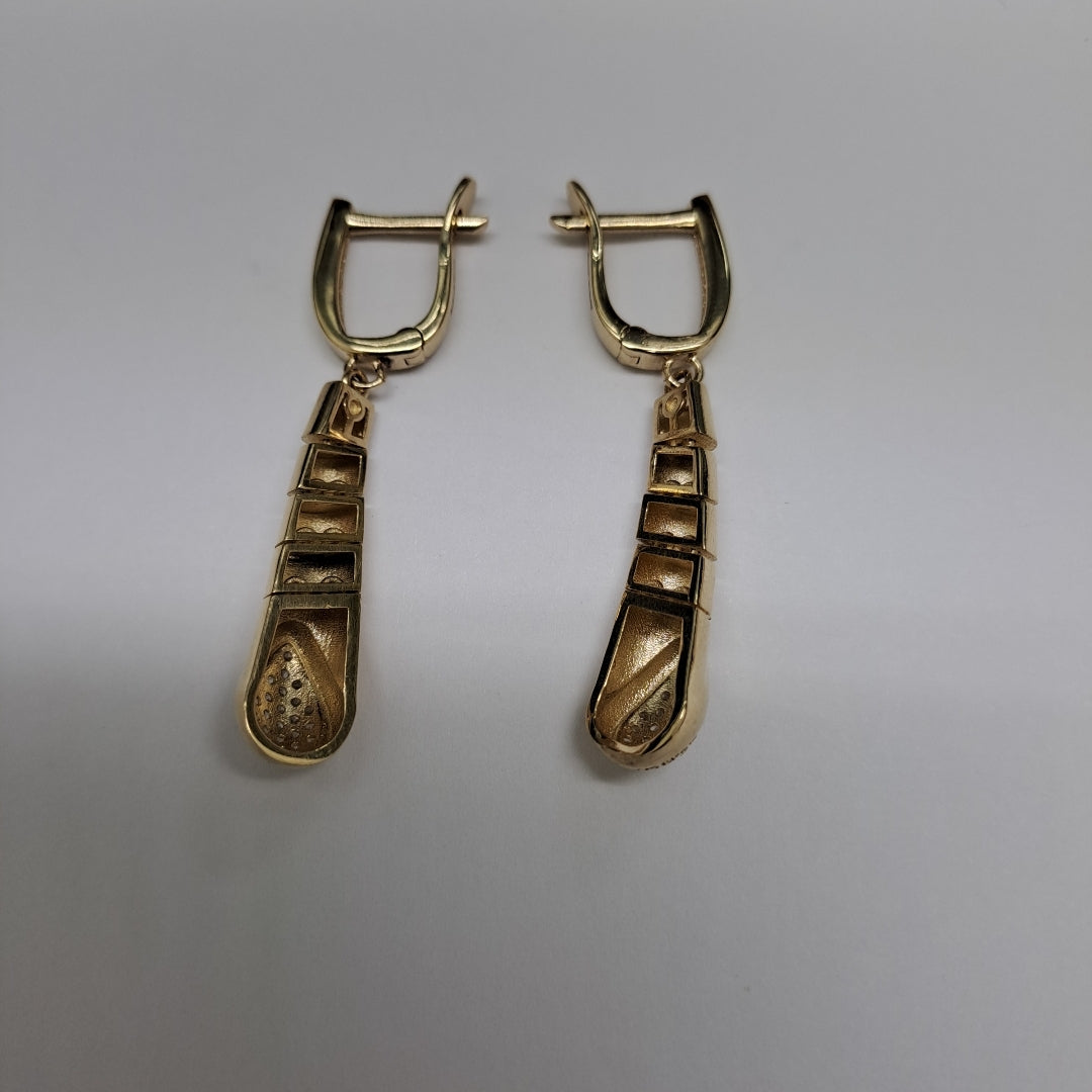 BROQUELES ORO 14K 5.8 (NUEVO)