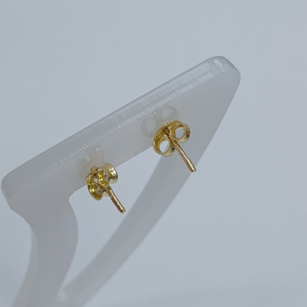 BROQUELES ORO 14K 1 (NUEVO)
