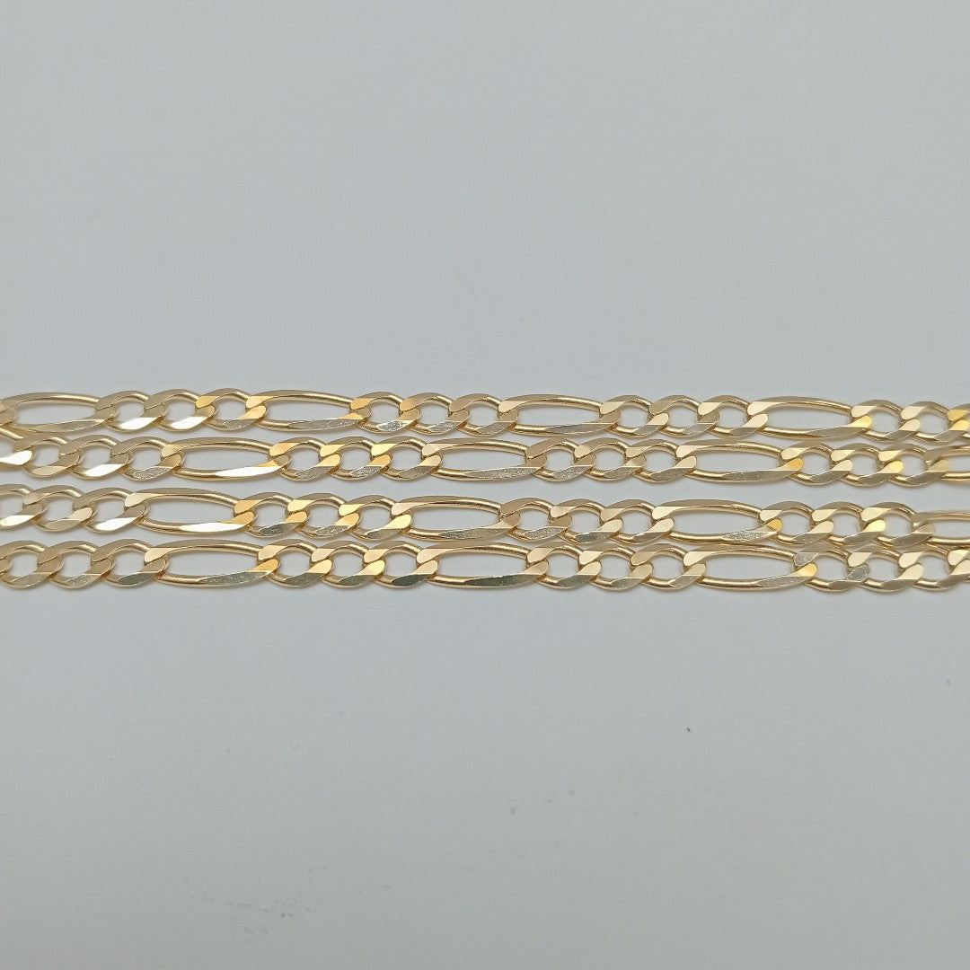 CADENAS CARTIER 3*1 AMARILLA ORO 14K 7.7 (NUEVO)