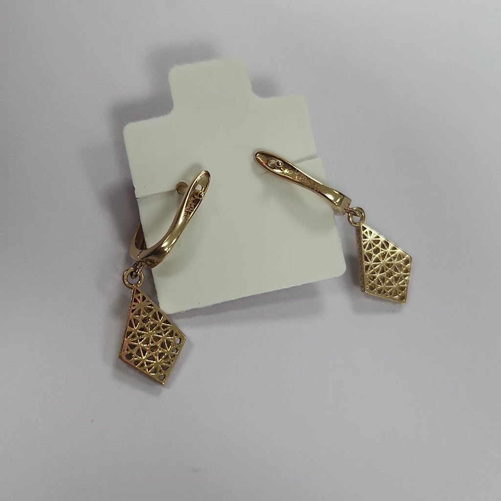 BROQUELES ORO 14K 2.8 (NUEVO)