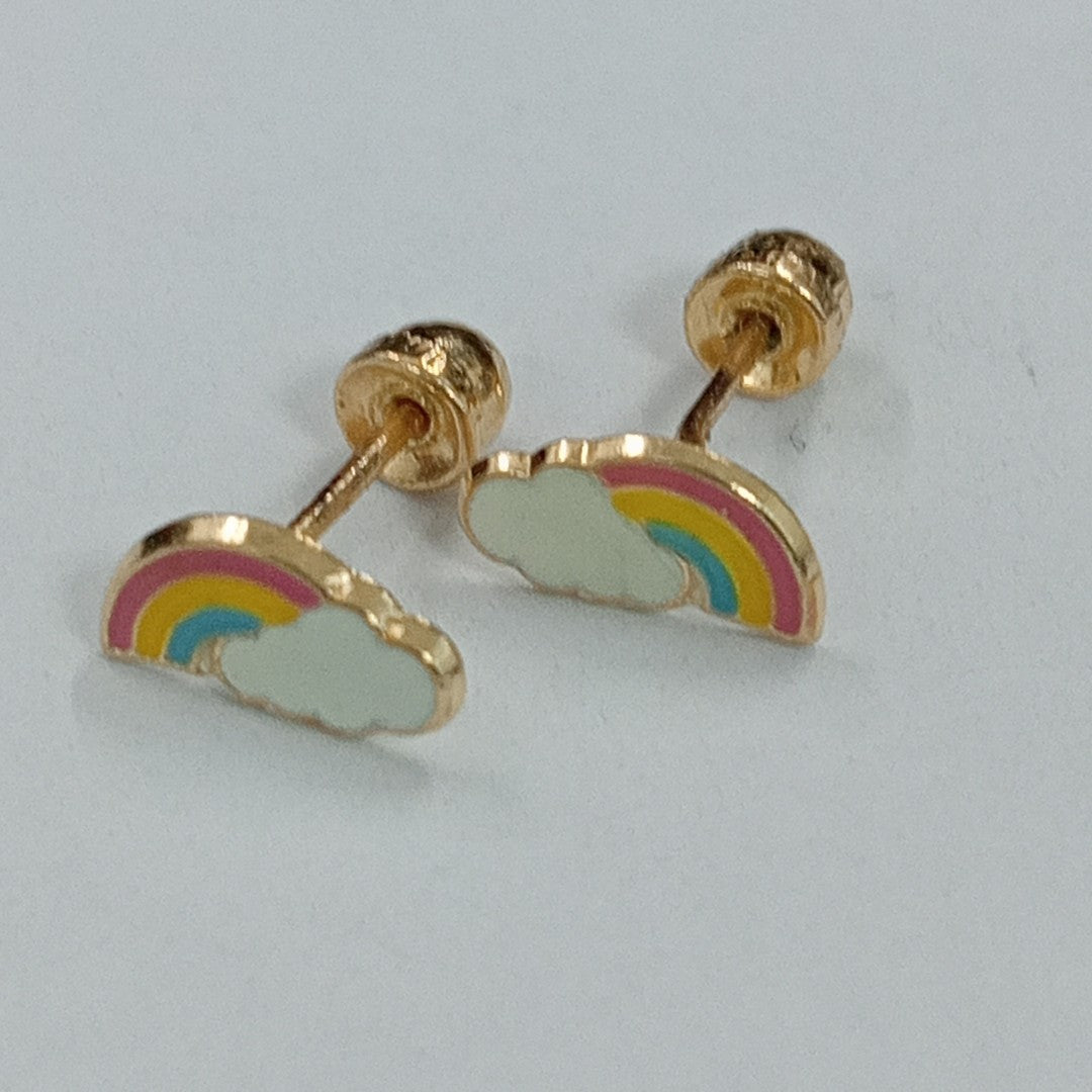 BROQUELES ORO 14K 1 (NUEVO)
