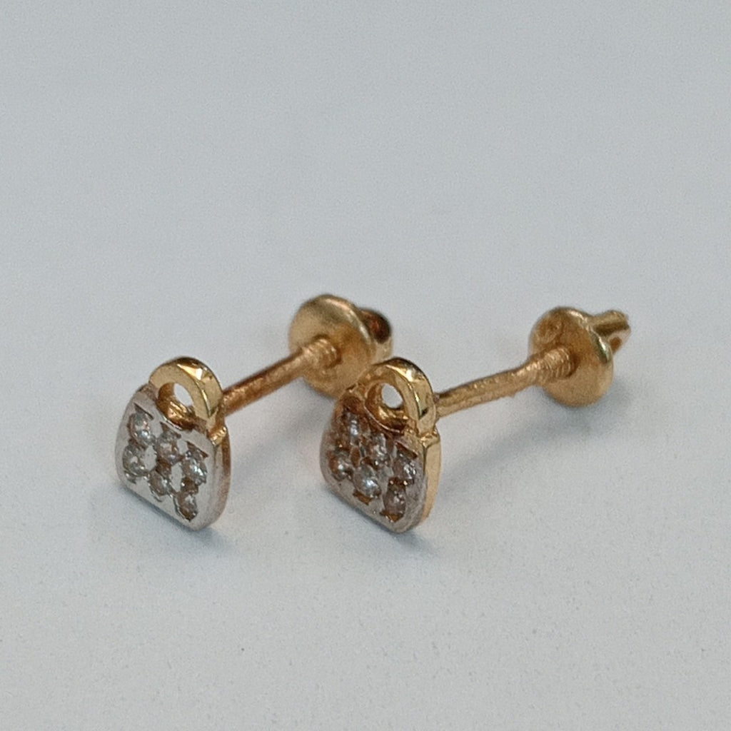 BROQUELES ORO 14K 1 (NUEVO)