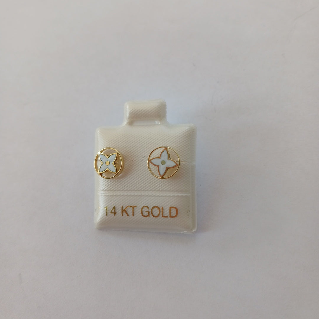 BROQUELES ORO 14K 1.1 (NUEVO)