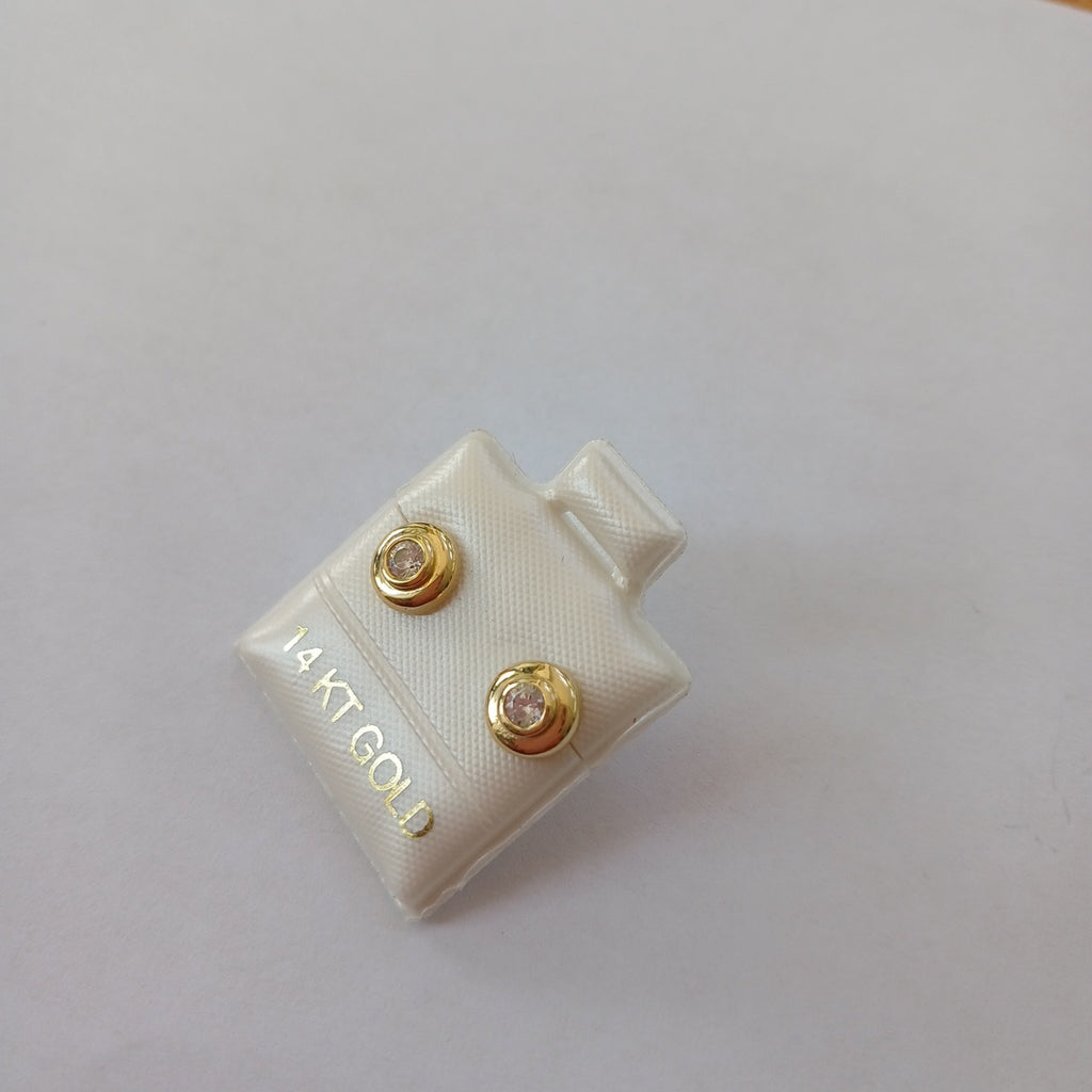 BROQUELES ORO 14K 1.1 (NUEVO)