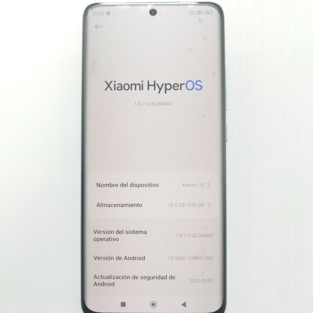 CELULAR XIAOMI 12 PRO 2201122G (2022) 256 GB 8 GB RAM (SEMINUEVO)