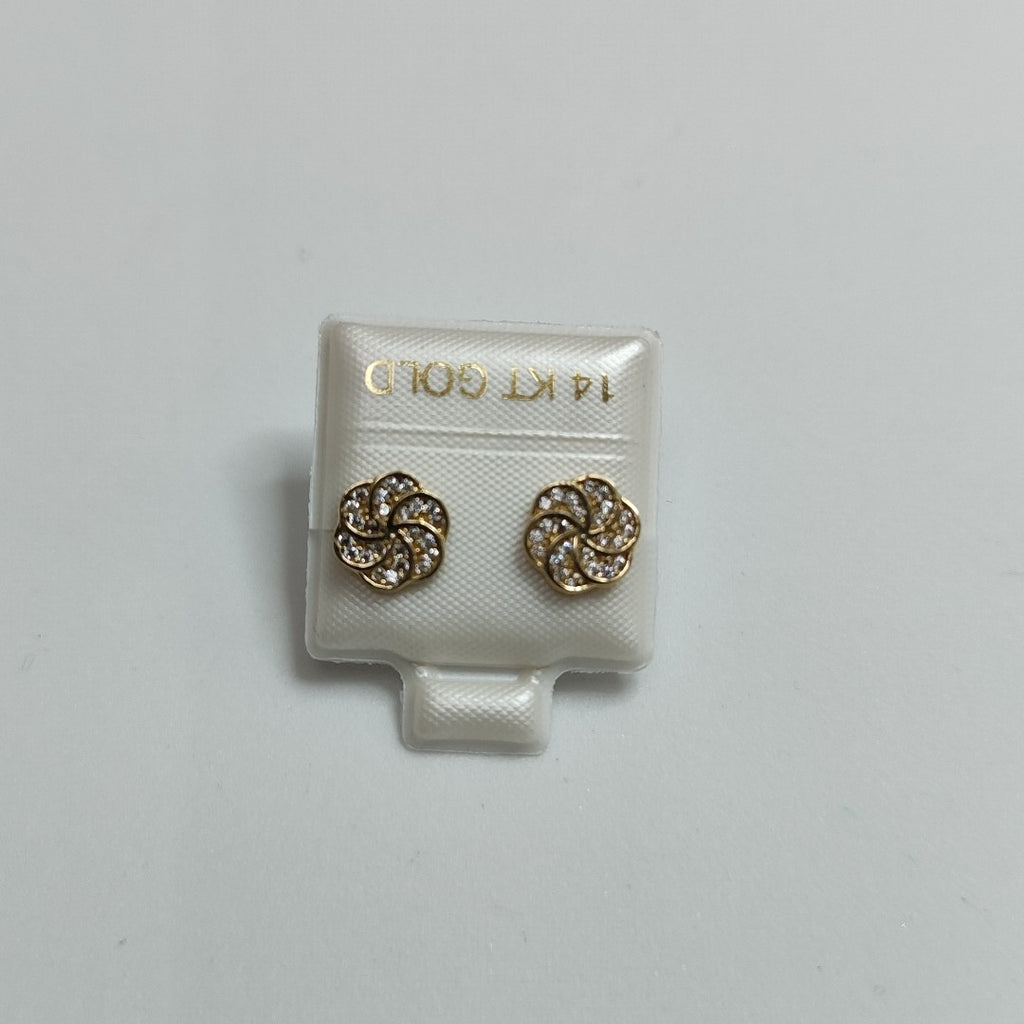 BROQUELES ORO 14K 1.6 (NUEVO)