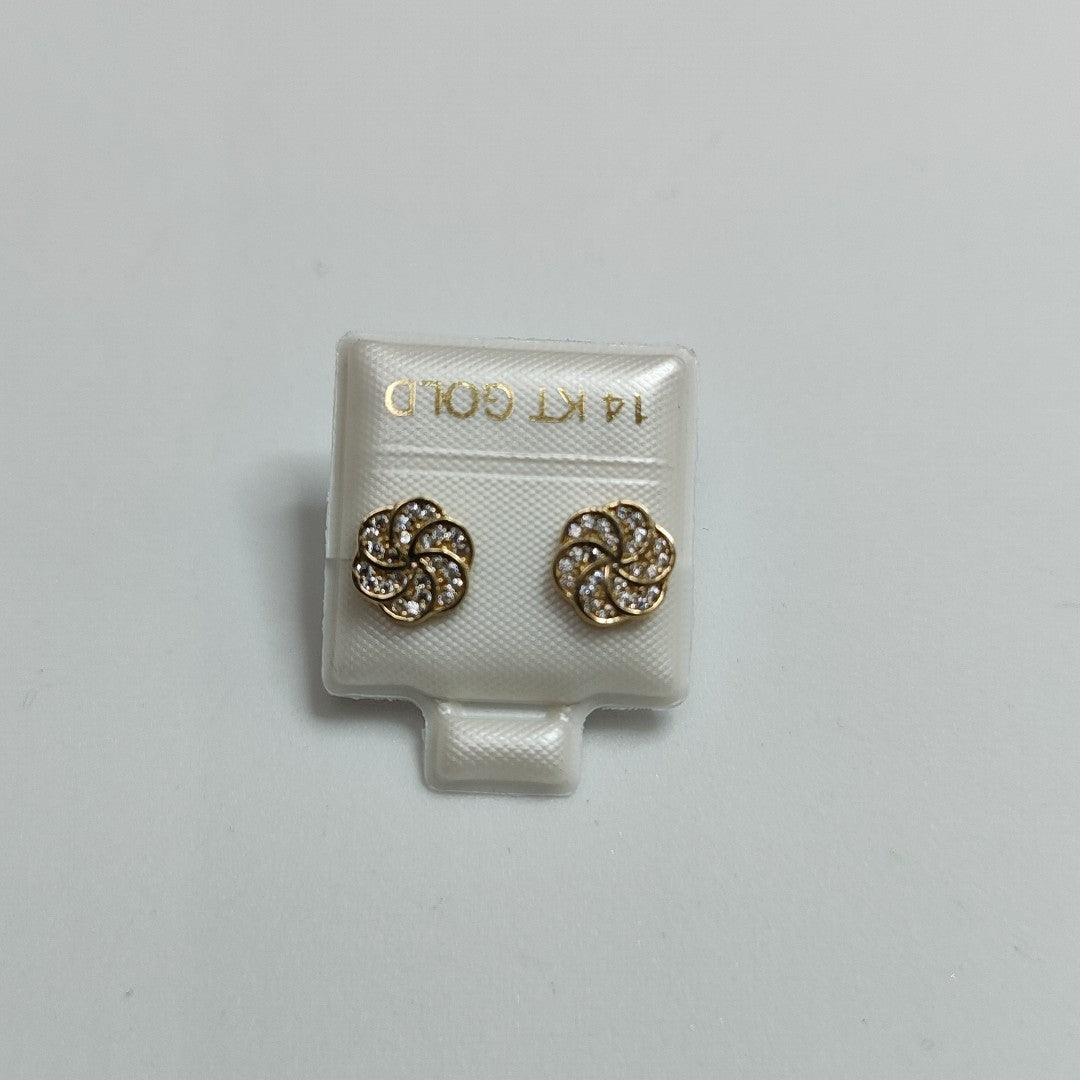 BROQUELES ORO 14K 1.6 (NUEVO)