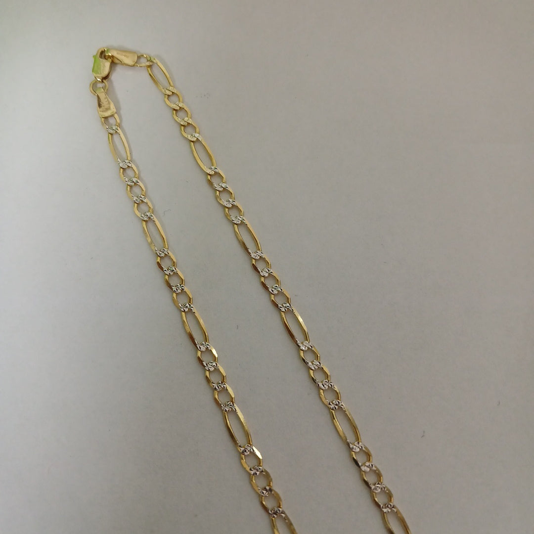 CADENAS CARTIER 3*1 DIAMANTADA ORO 14K 8.6 (NUEVO)