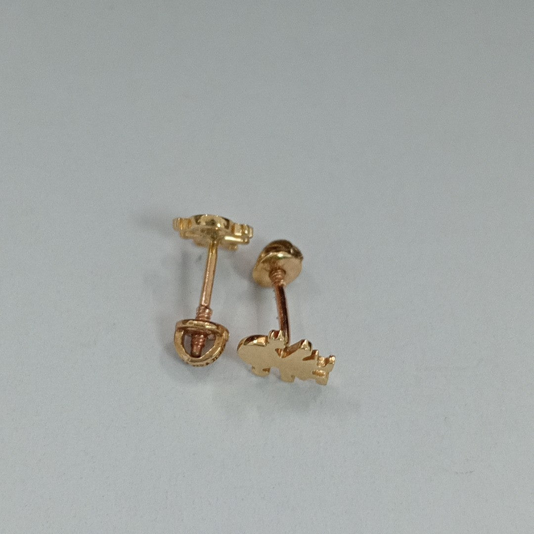 BROQUELES ORO 14K 1 (NUEVO)