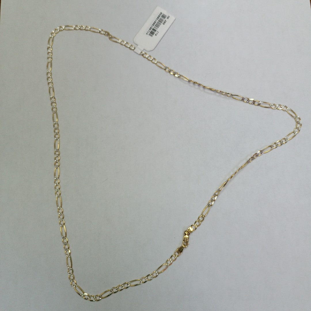 CADENAS CARTIER 3*1 DIAMANTADA ORO 14K 7.5 (NUEVO)
