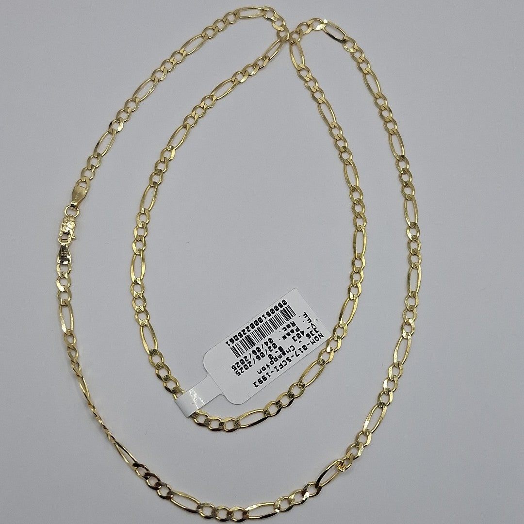 CADENAS CARTIER 3*1 AMARILLA ORO 14K 8.4 (NUEVO)