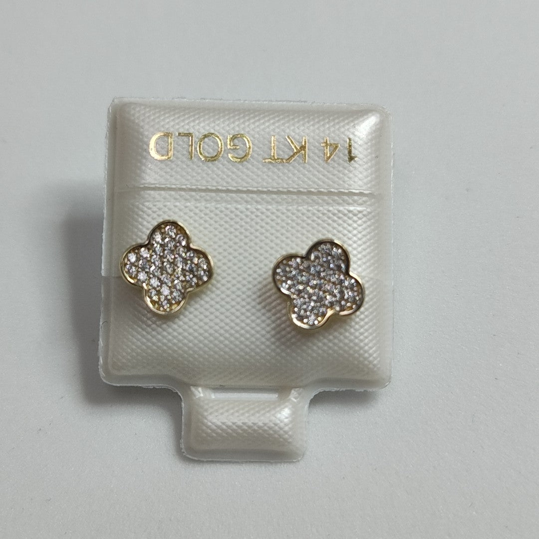 BROQUELES ORO 14K 1.1 (NUEVO)