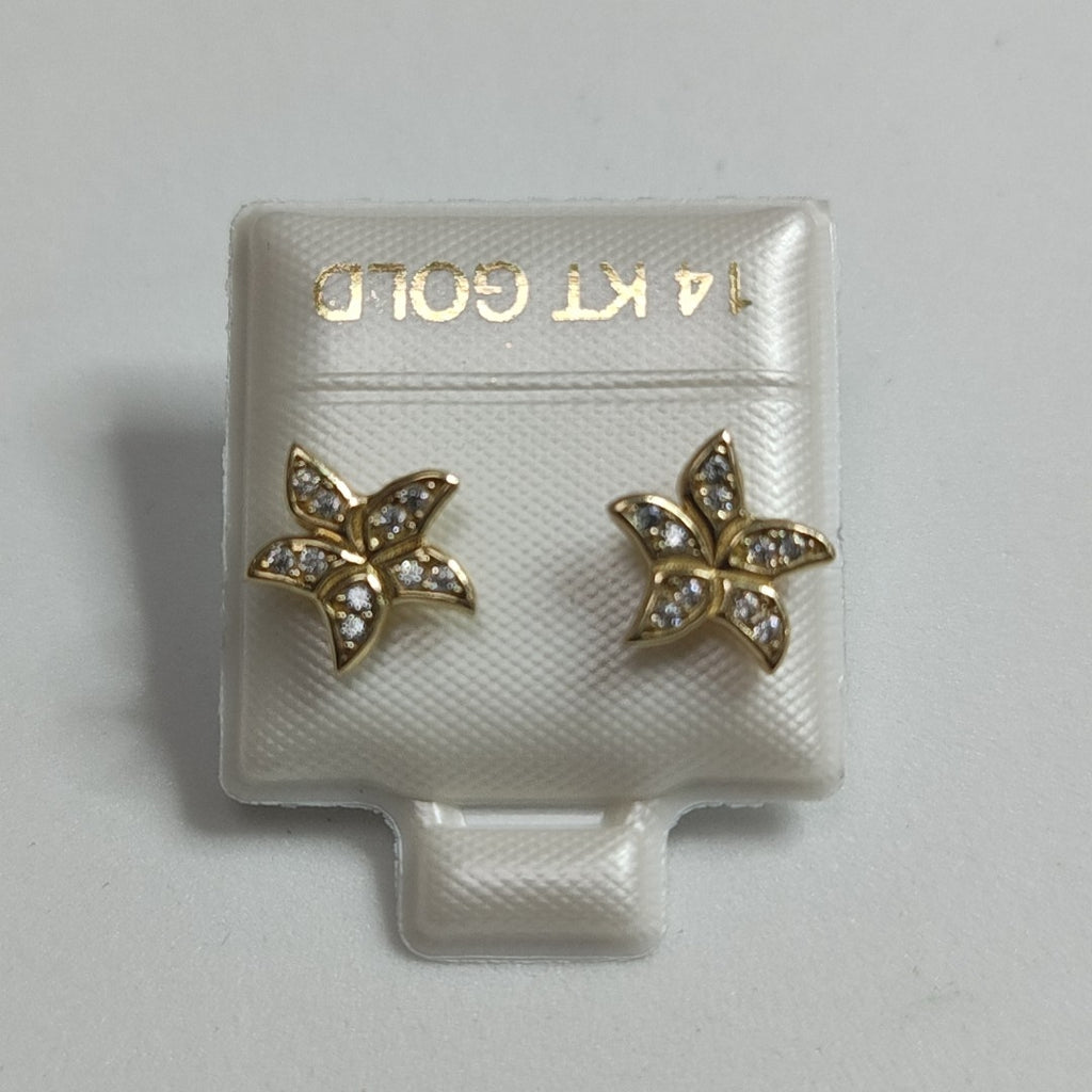 BROQUELES ORO 14K 1.2 (NUEVO)