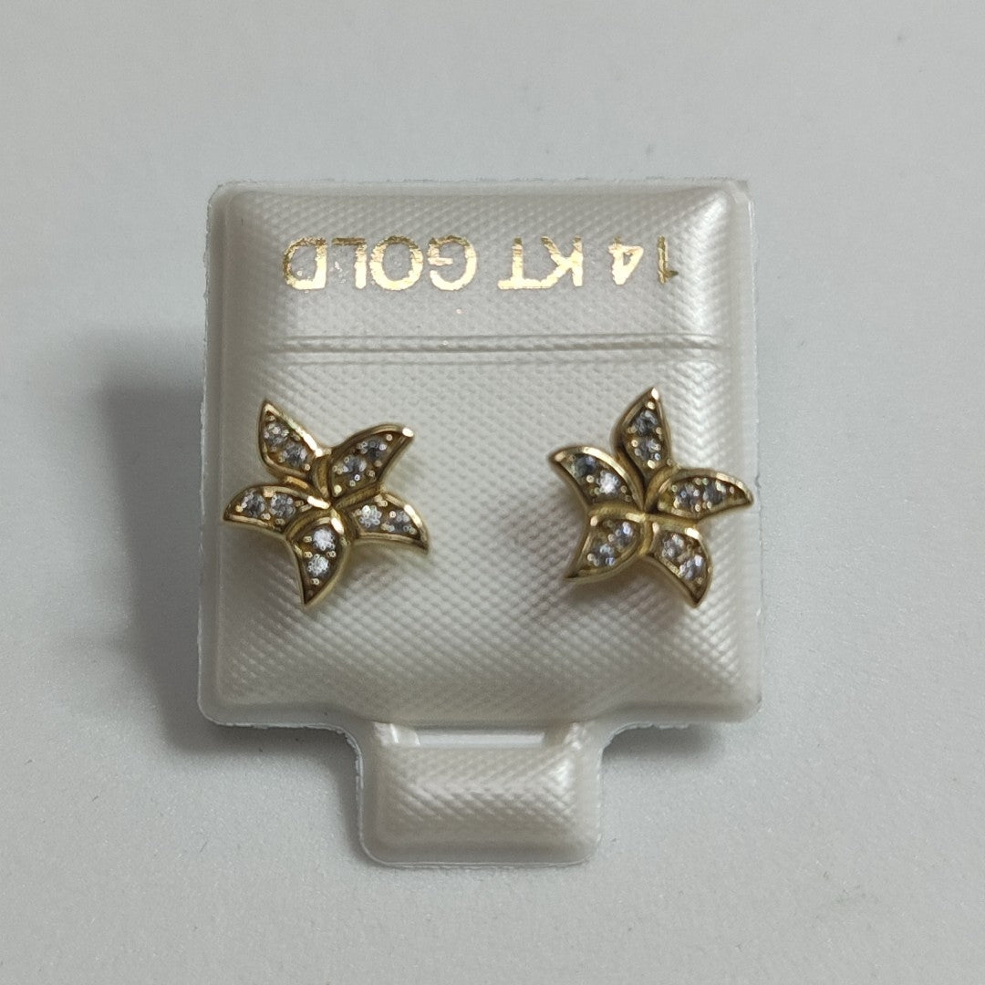 BROQUELES ORO 14K 1.2 (NUEVO)