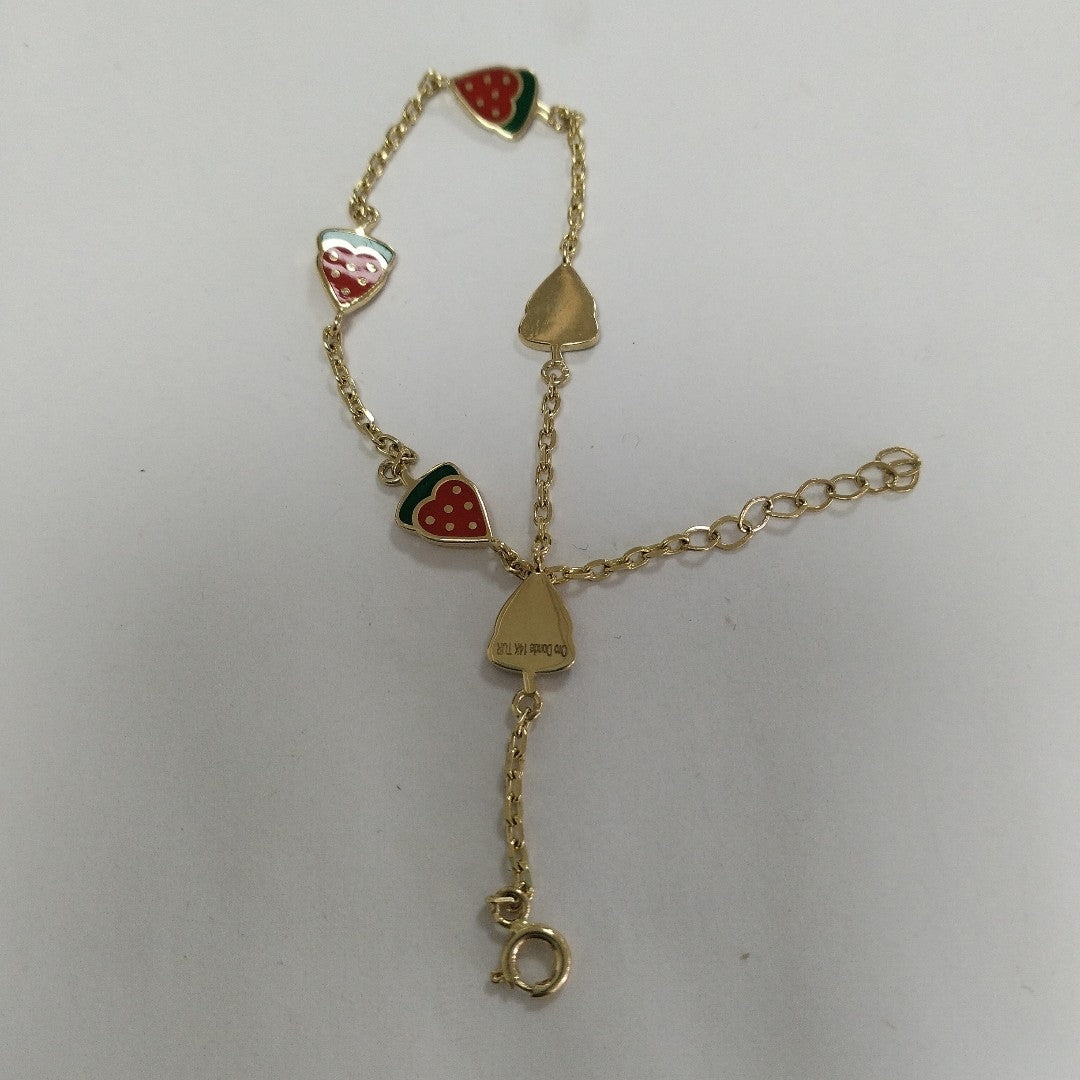 PULSERAS DAMA ORO 14K 3 (NUEVO)