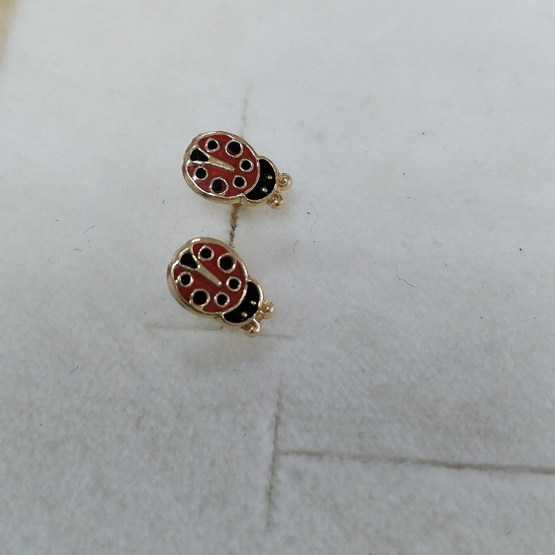 BROQUELES ORO 14K 1 (NUEVO)