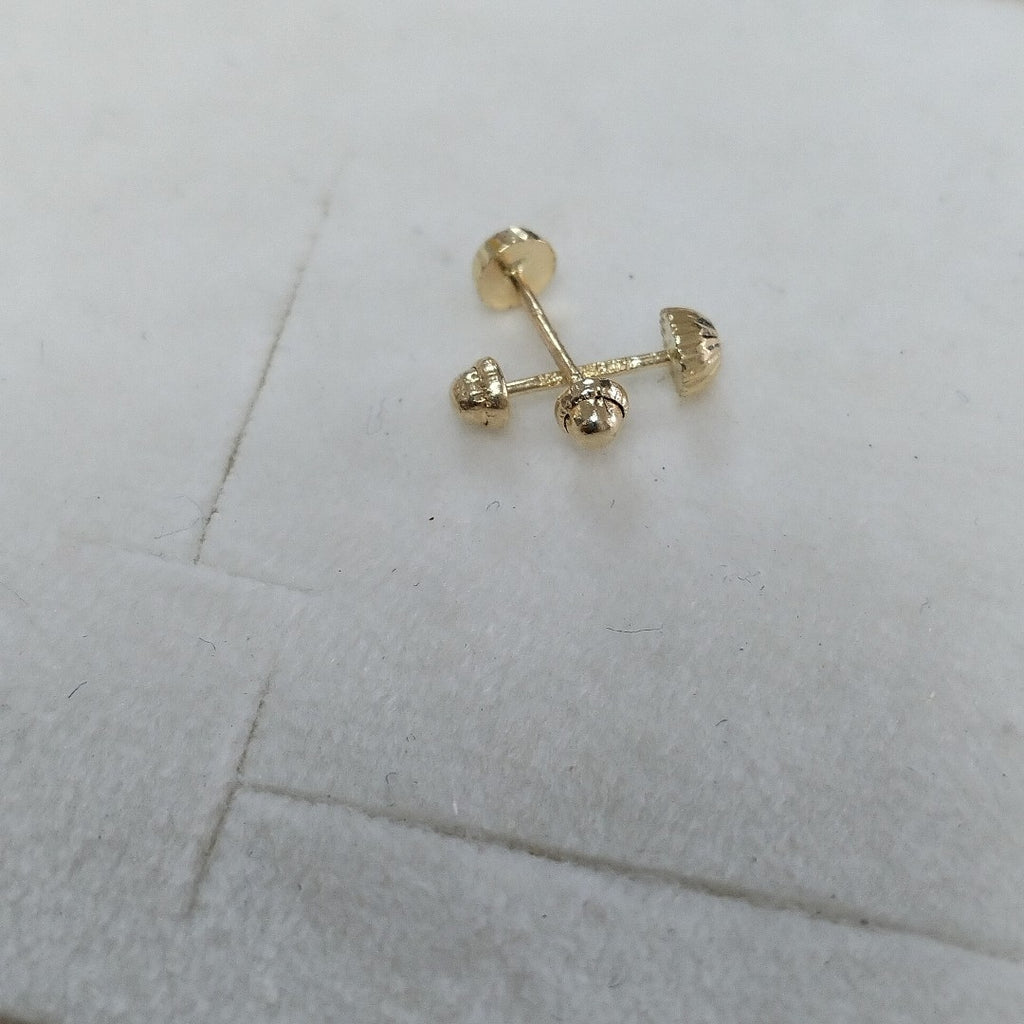 BROQUELES ORO 14K 1 (NUEVO)