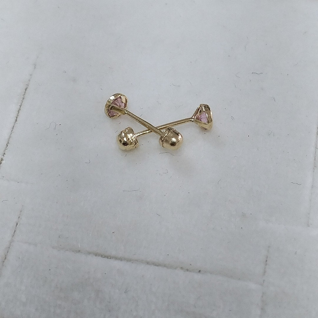 BROQUELES ORO 14K 1 (NUEVO)