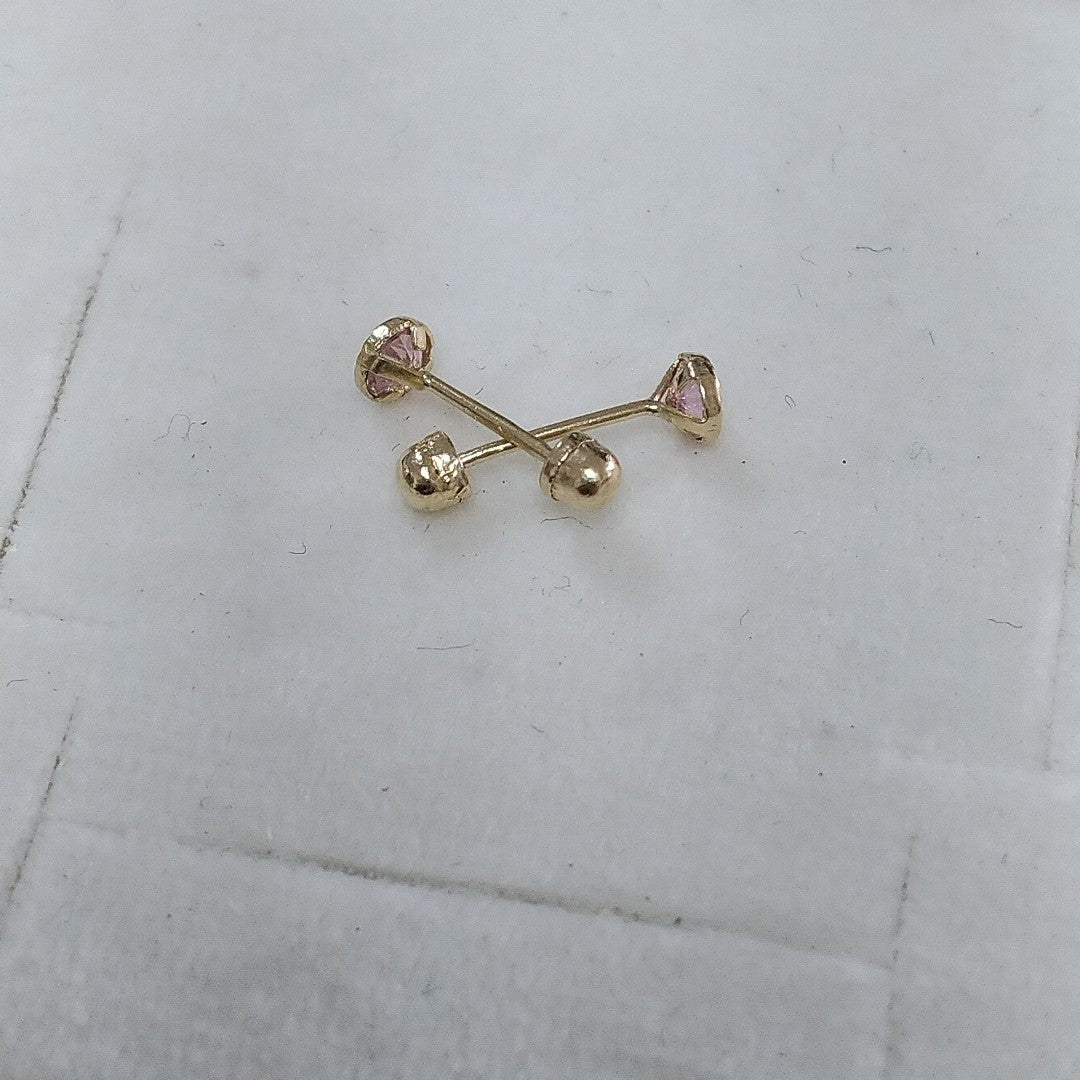 BROQUELES ORO 14K 1 (NUEVO)