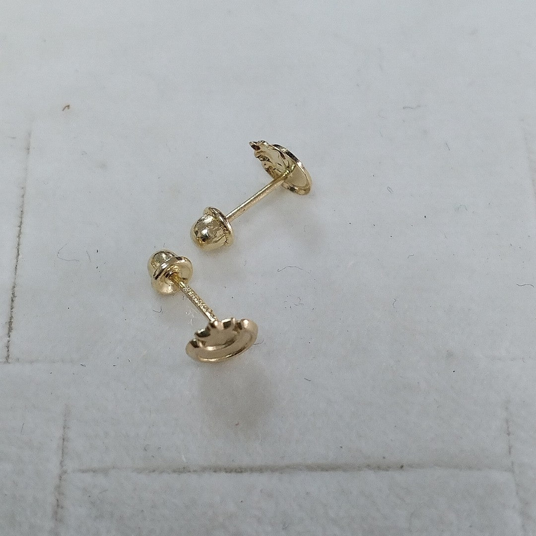 BROQUELES ORO 14K 1 (NUEVO)