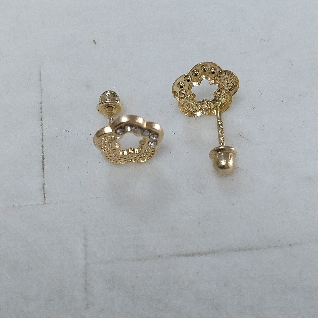 BROQUELES ORO 14K 1 (NUEVO)