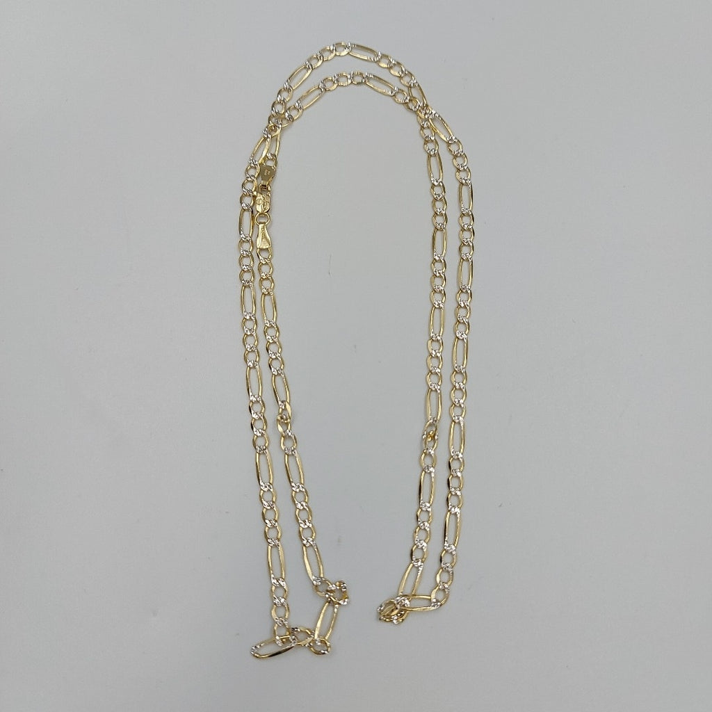 CADENAS CARTIER 3*1 DIAMANTADA ORO 14K 8.1 (NUEVO)