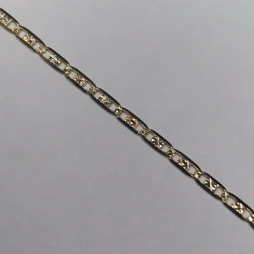 CADENAS VALENTINA/ESPEJO ORO 14K 2.8 (NUEVO)