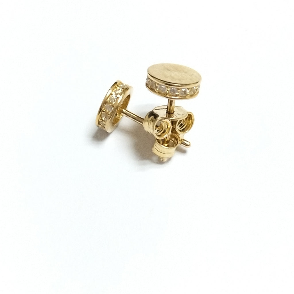 BROQUELES ORO 14K 1.5 (NUEVO)