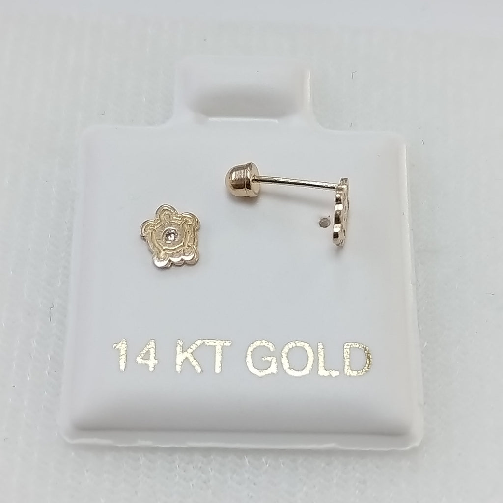 BROQUELES ORO 14K 1 (NUEVO)