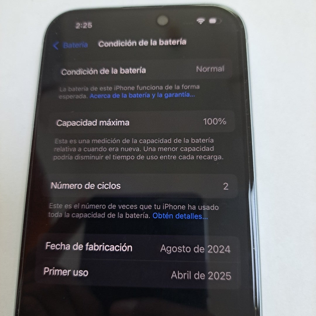 CELULAR APPLE IPHONE 15 A3089 (2023) 128 GB 6 GB RAM