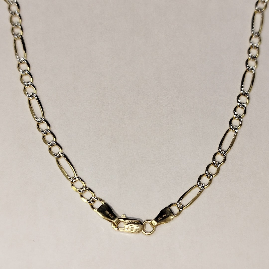 CADENAS CARTIER 3*1 DIAMANTADA ORO 14K 8.1 (NUEVO)