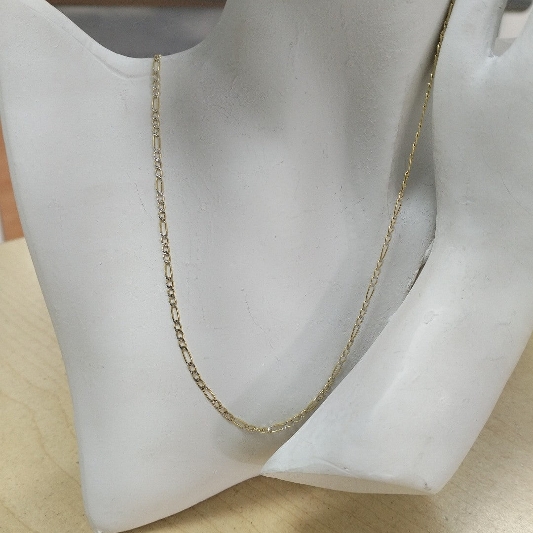 CADENAS CARTIER 3*1 DIAMANTADA ORO 10K 2.7 (NUEVO)