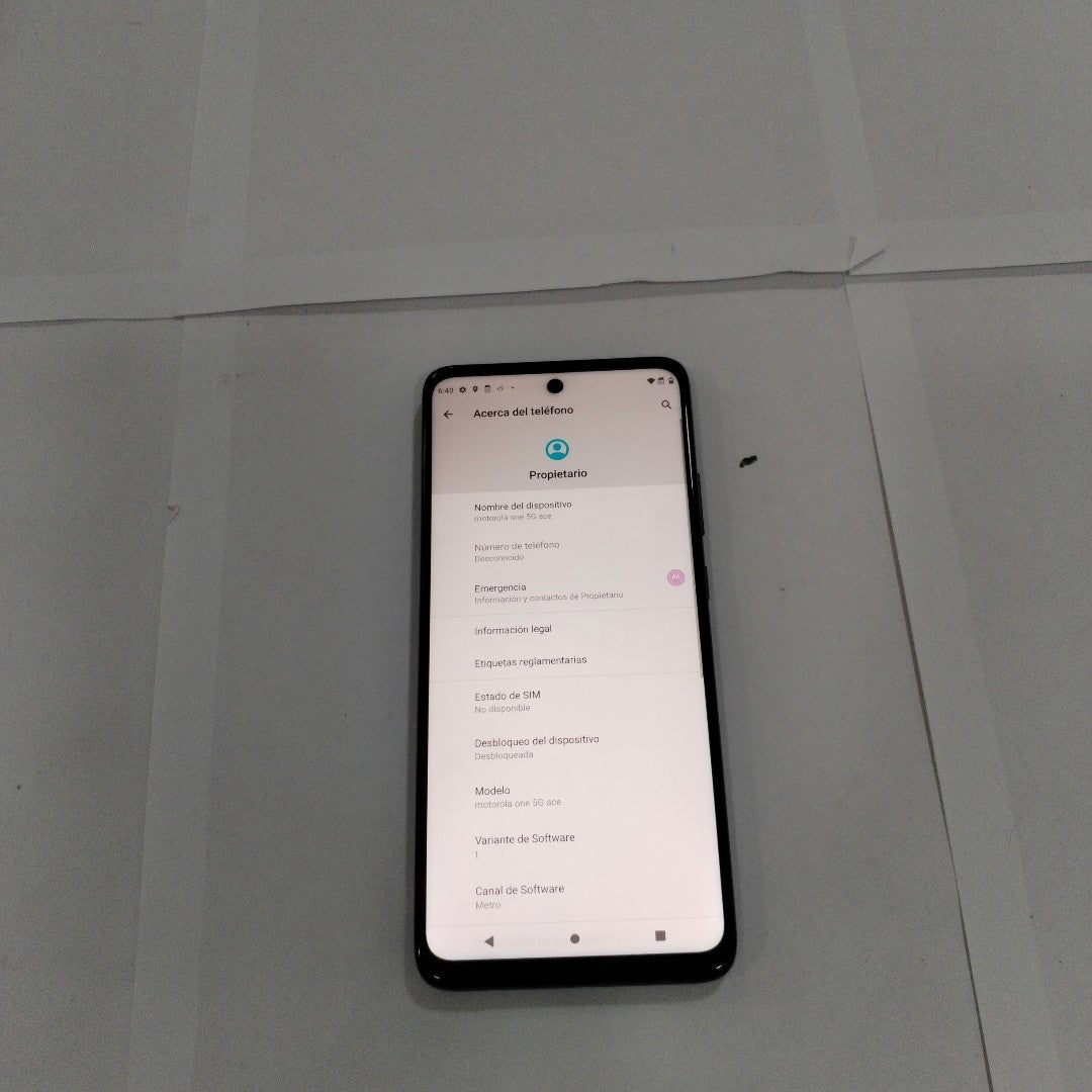 CELULAR MOTOROLA MOTO ONE 5G ACE XT2113-2 128 GB 6 GB RAM (SEMINUEVO)