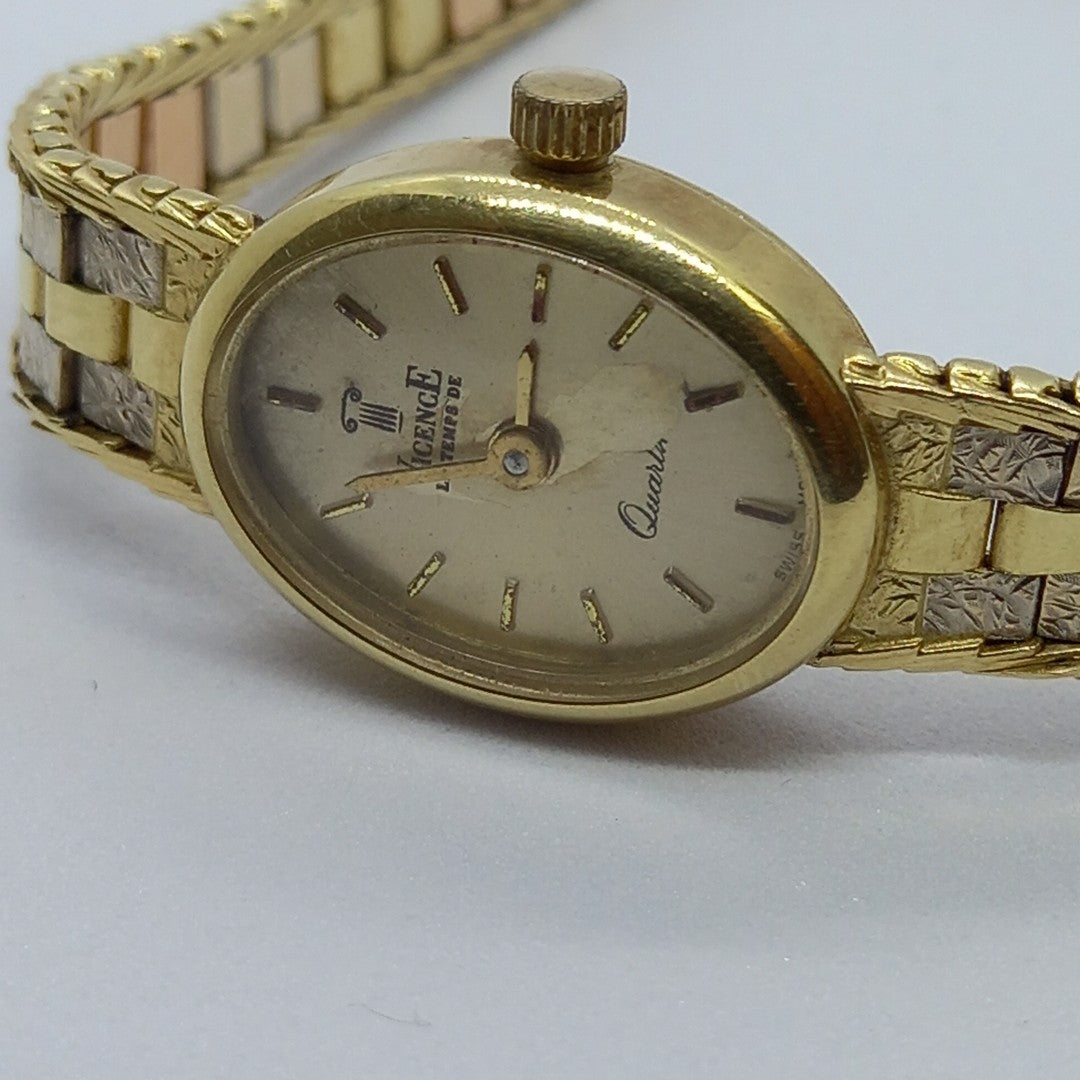 RELOJ CAJA ACERO PULSO ORO. ORO. 14 K 20 GRMS (SEMINUEVO)