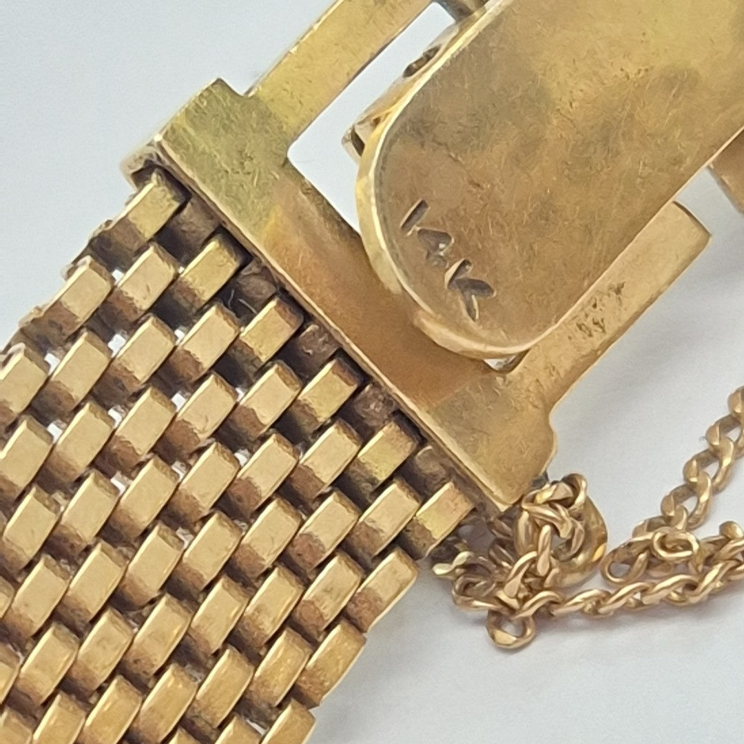 RELOJ CAJA Y PULSO ORO ORO 14 K 49,60 GRMS (SEMINUEVO)