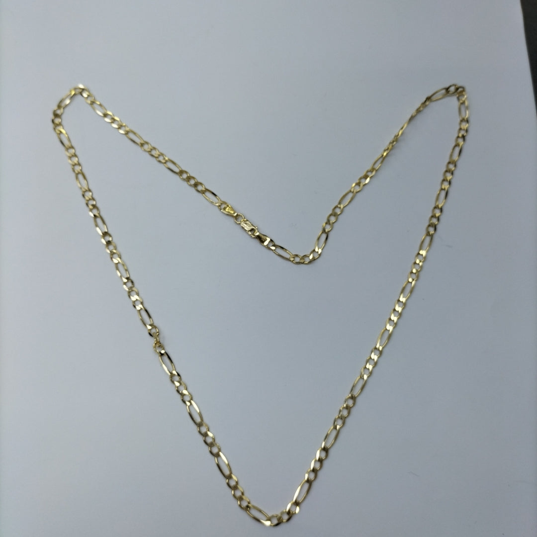 CADENAS CARTIER 3*1 AMARILLA ORO 14K 7.7 (NUEVO)