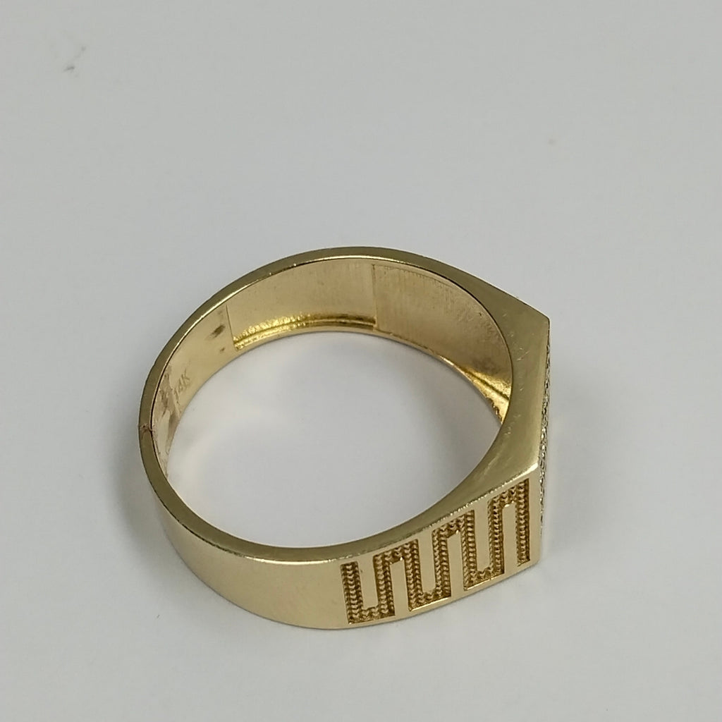 ANILLOS CABALLERO ORO 14K 6.3 (NUEVO)