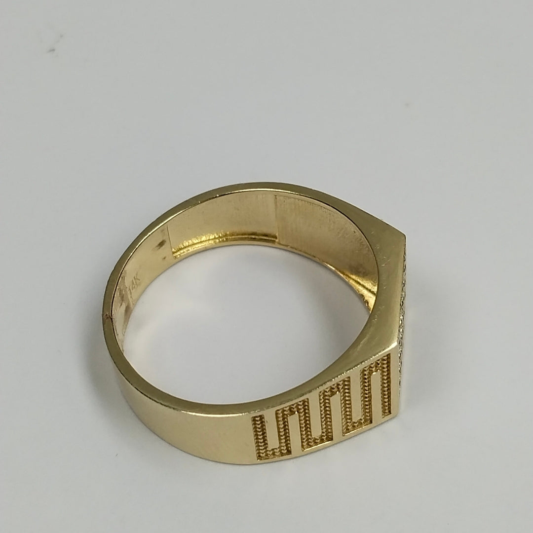 ANILLOS CABALLERO ORO 14K 6.3 (NUEVO)